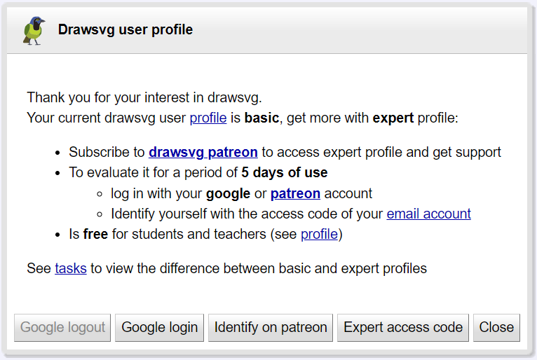 User profile