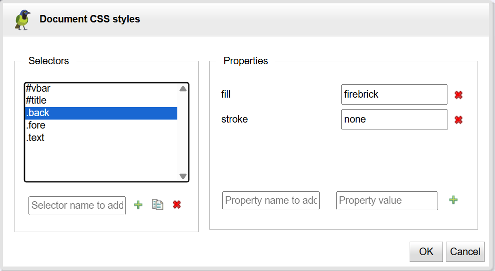CSS dialog panel