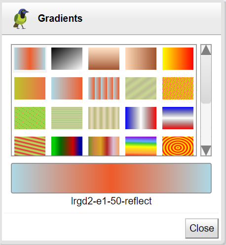 Gradient chooser