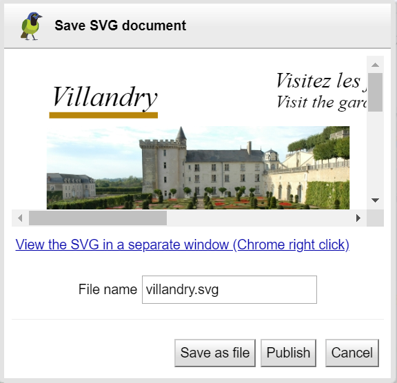 Save dialog box